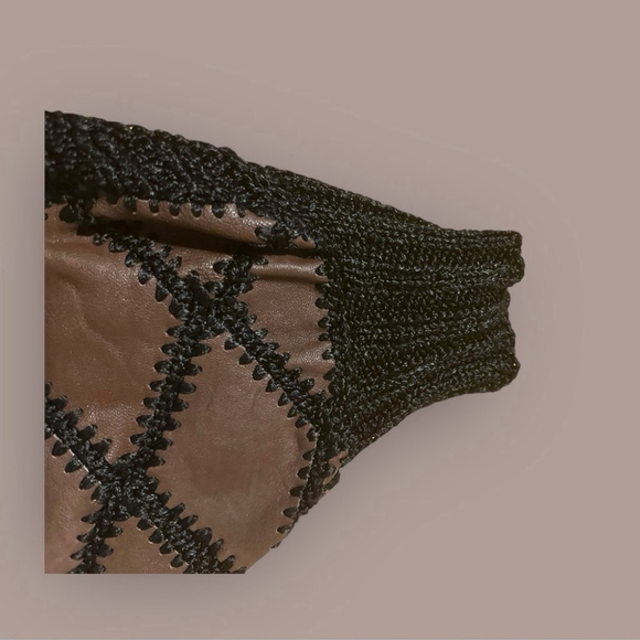 Brown Crochet Top/ Sweater Handmade #354 - Picture 11 of 16